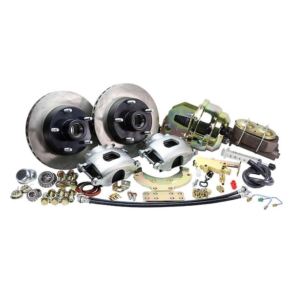 Master Power Brakes DB1551P 5 x 4.5 & 5 x 5.5 in. Bolt Circle Legend Series V2.0 Front Disc Brake Kit for 1968-1972 Ford F100 Pickup DB1551P - main